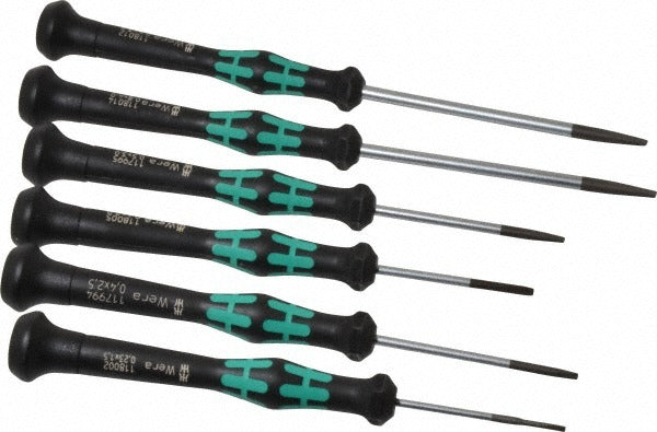 WERA Wera 05345270001 Slotted Screwdriver Set 6 Piece