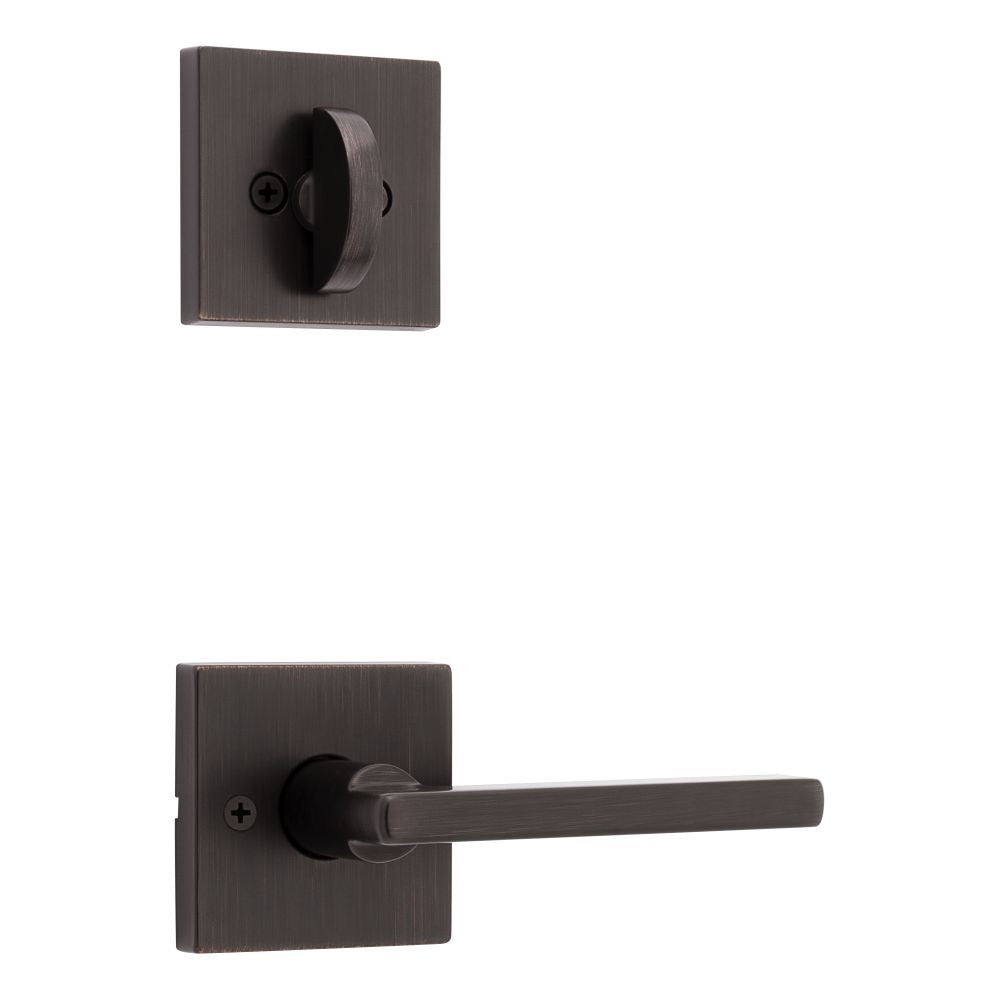 KWIKSET Kwikset 966HFLSQT-11P.UNIV Halifax Lever Handleset Trim