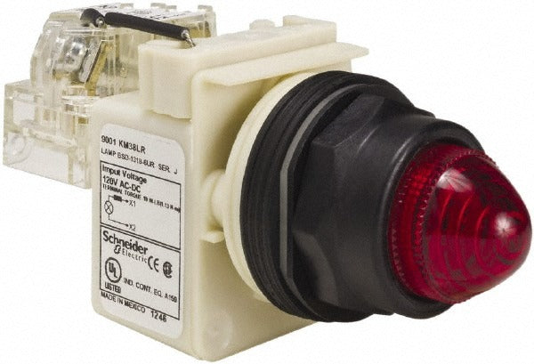 SCHNEIDER ELECTRIC Schneider Electric 9001SKT38LRR9 Indicating Light 120V