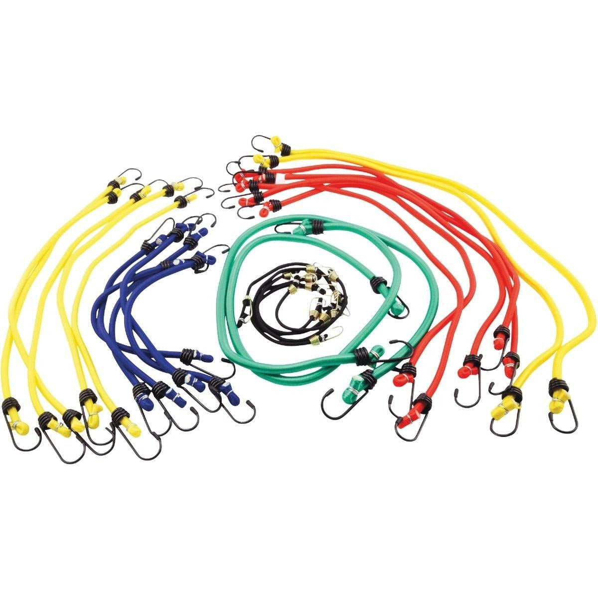 ERICKSON Erickson 06622 Vinyl Coated Wire Bungee Cord Set (25-Piece)
