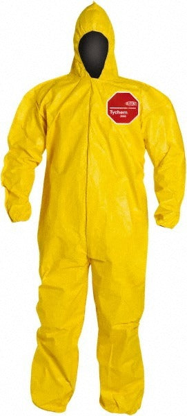 DUPONT Dupont QC127BYLXL001200 Disposable Coveralls Xl Tychem 2000