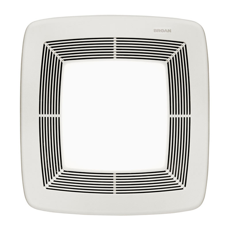 Broan ZB110L Ultra Green Multi-Speed Ventilation Fan with Light - Polymer Housing 110 CFM 120 VAC