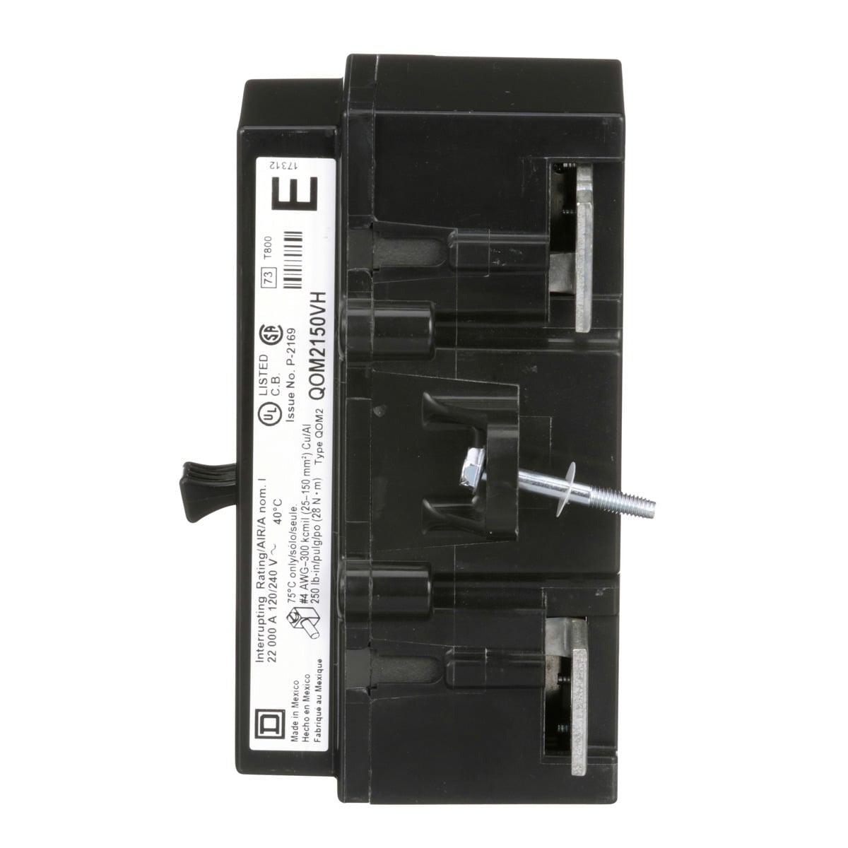 SQUARE D Square D QOM2150VH Main Circuit Breaker 150A (2 Pole)