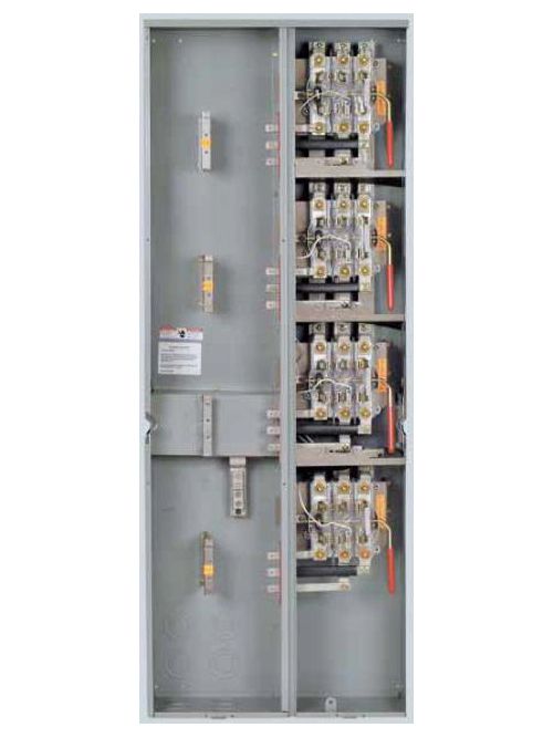 Siemens WML11400RJ PowerMod 400 Amp Lever Bypass 1-Position Tenant 1-Input 1-Output Commercial Meter Stack