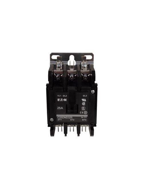 Eaton C25DNB325T 3-Pole Definite Purpose Contactor 24V 25 Amp