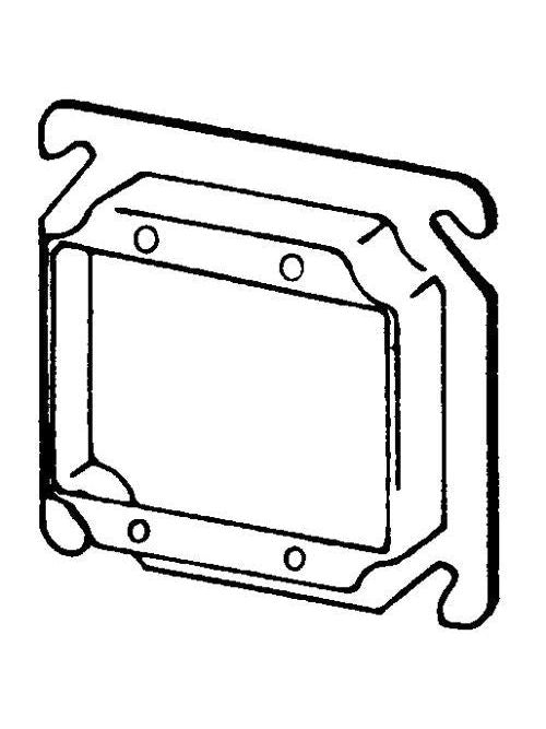 Appleton 8470C 4 Square Cover Mud Ring 5/8 Raised 8.0cu.in Double Device