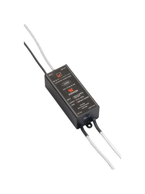 WAC Lighting EN-12100-RB-AR Enclosed Electronic Transformer 120 VAC Input 12 VDC Output 100 Watt