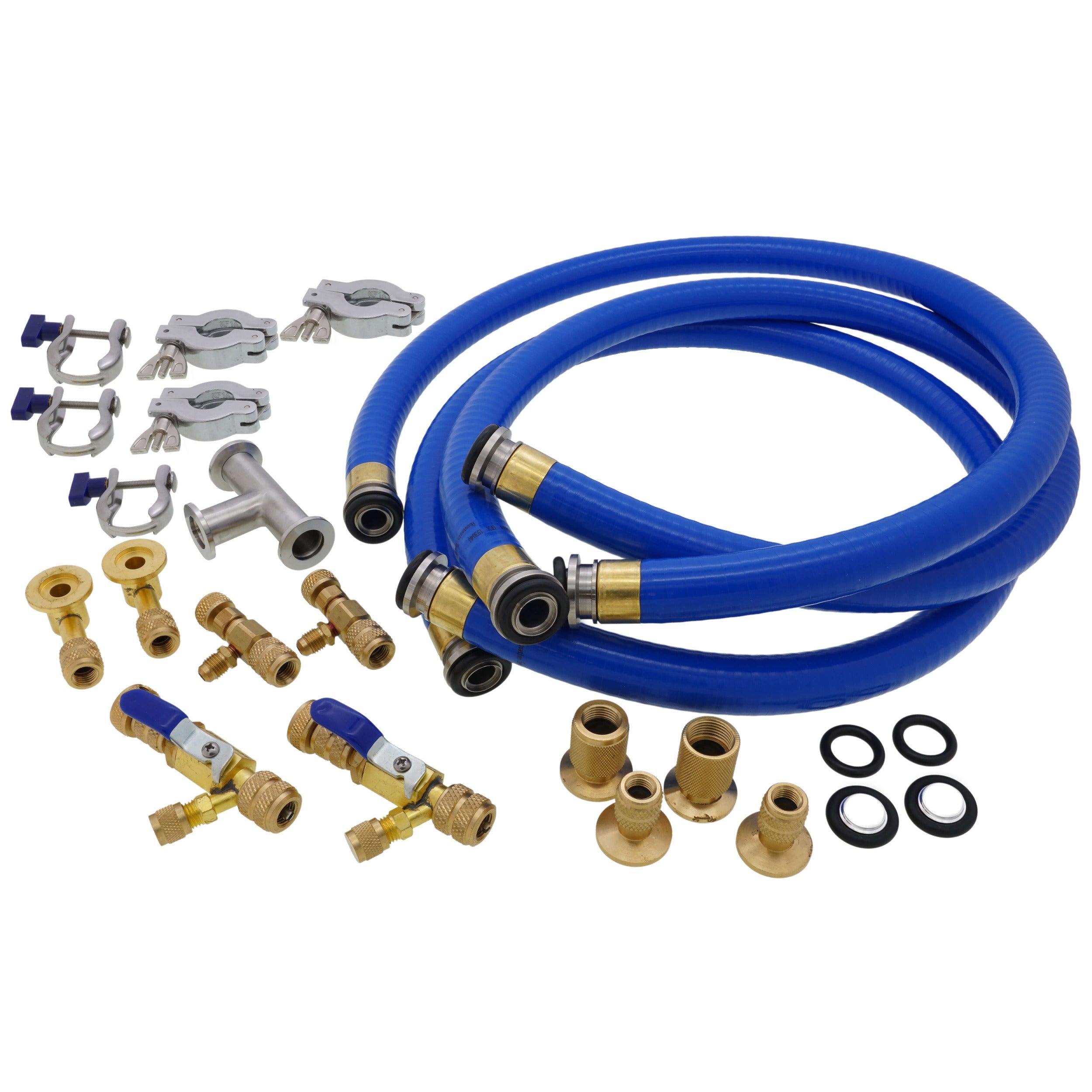 ACCUTOOLS Accutools A10757-3 TruBlu Evacuation Kit w/ 1/4 Core Tool (3 Hoses)