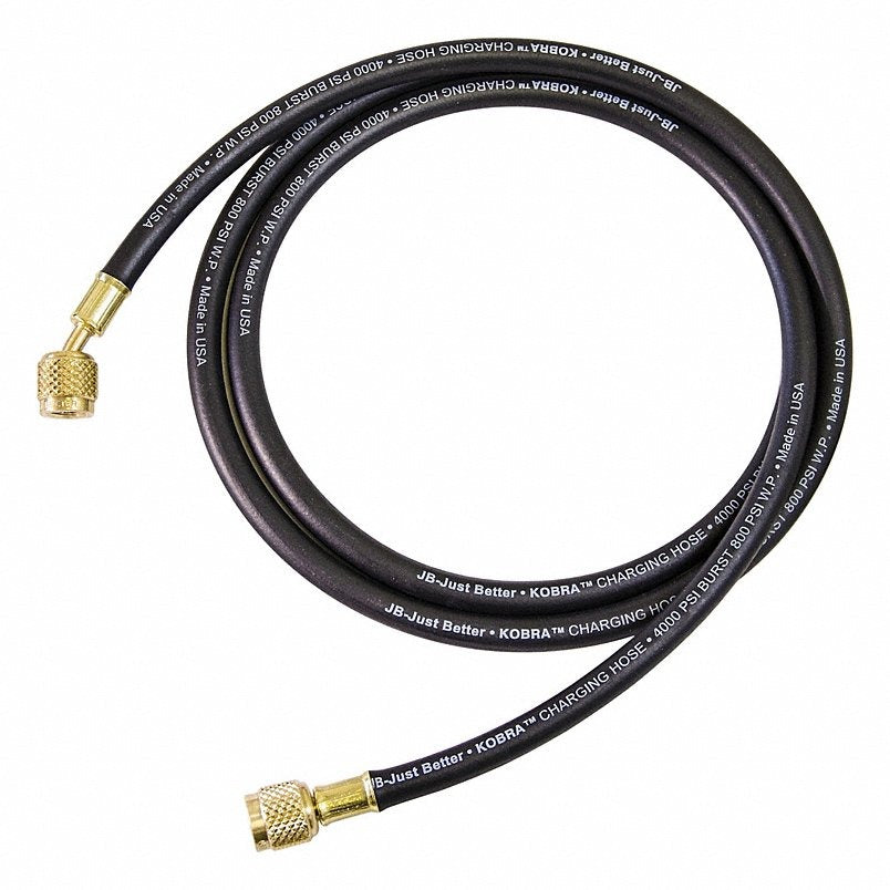 JB INDUSTRIES JBIND-CL4HD-60 Refrigerant Charging Evacuation Hose 6 Ft