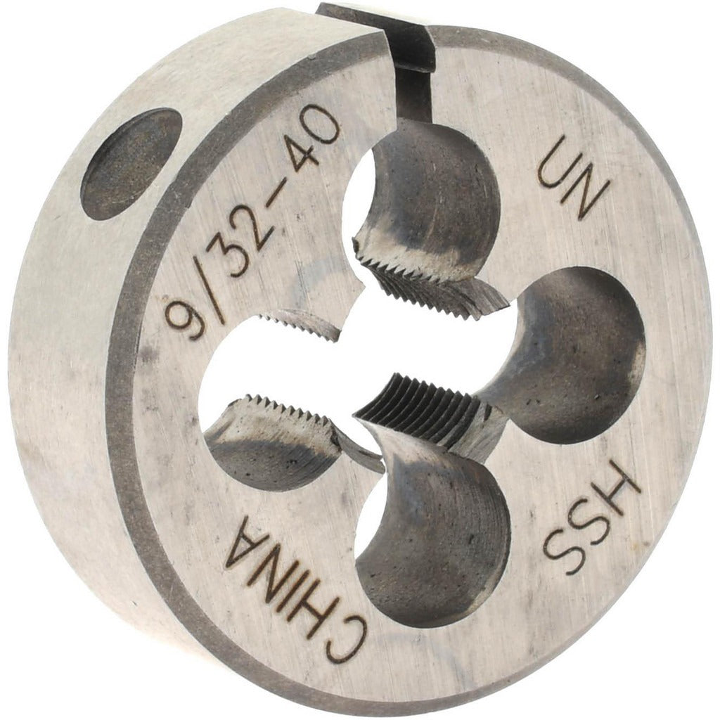 VALUE COLLECTION Value Collection 315-3099 Round Die 9/32-40 1 in Od Hss