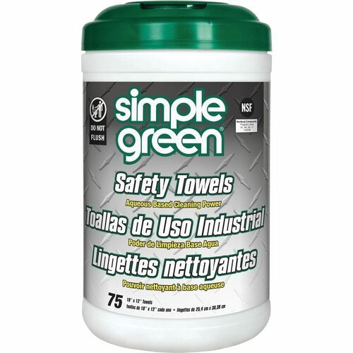 SIMPLE GREEN Simple Green SMP13351 Dual-sided Safety Cleaning Towels