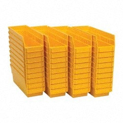 QUANTUM STORAGE SYSTEMS Quantum Storage QSB101YLCS Hopper Shelf Bin Yellow 36pk