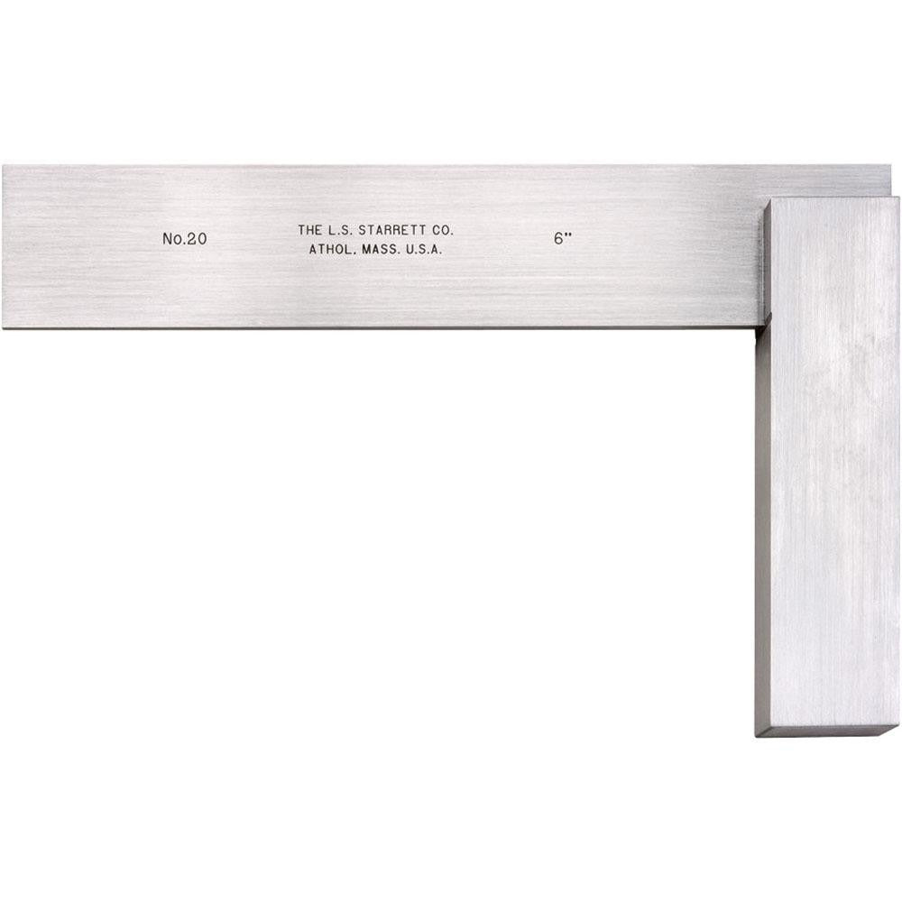 STARRETT Starrett 50134 Precision Steel Square 6 Inch Blade