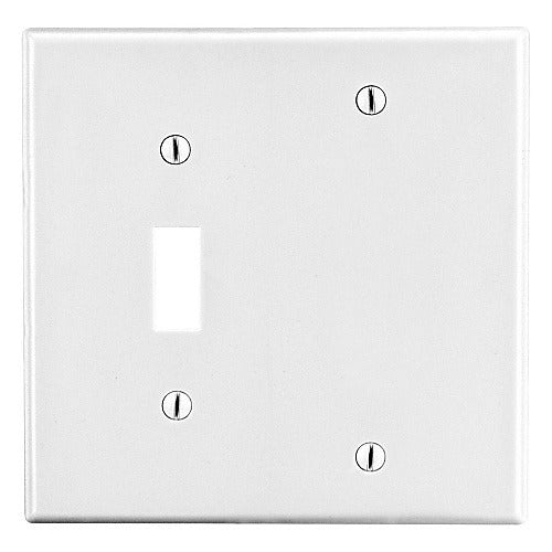 HUBBELL Hubbell Premise Wiring PJ113W 2-gang Toggle Wallplate