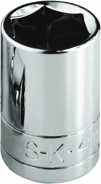 PARKER Sk 40914 Hand Socket 7/16 Inch 6-point 1/4 Inch Drive