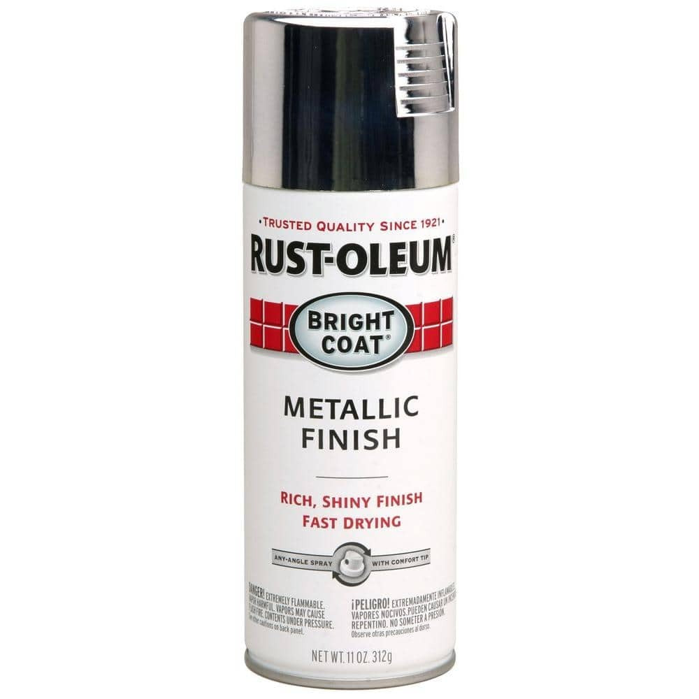 RUST-OLEUM Rust-Oleum 7718830 Bright Coat Metallic Gloss 11 oz (Any Angle)