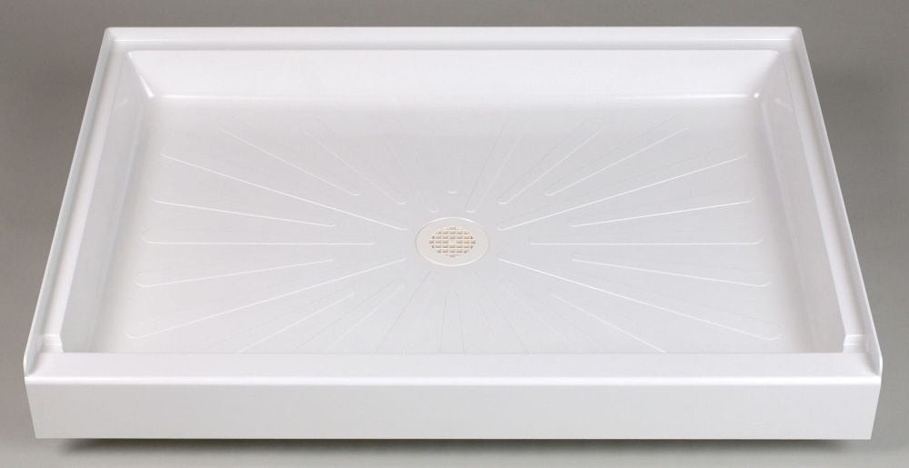 MUSTEE MUSTEE 3448M Shower Floor White 48 inches x 34 inches