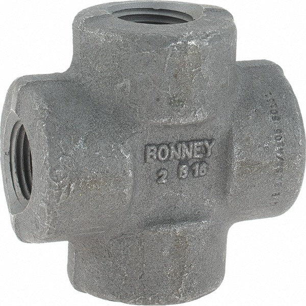 ASC ENGINEERED SOLUTIONS Anvil 0361129604 Black Cross Fitting 1/2 Inch Class 3000