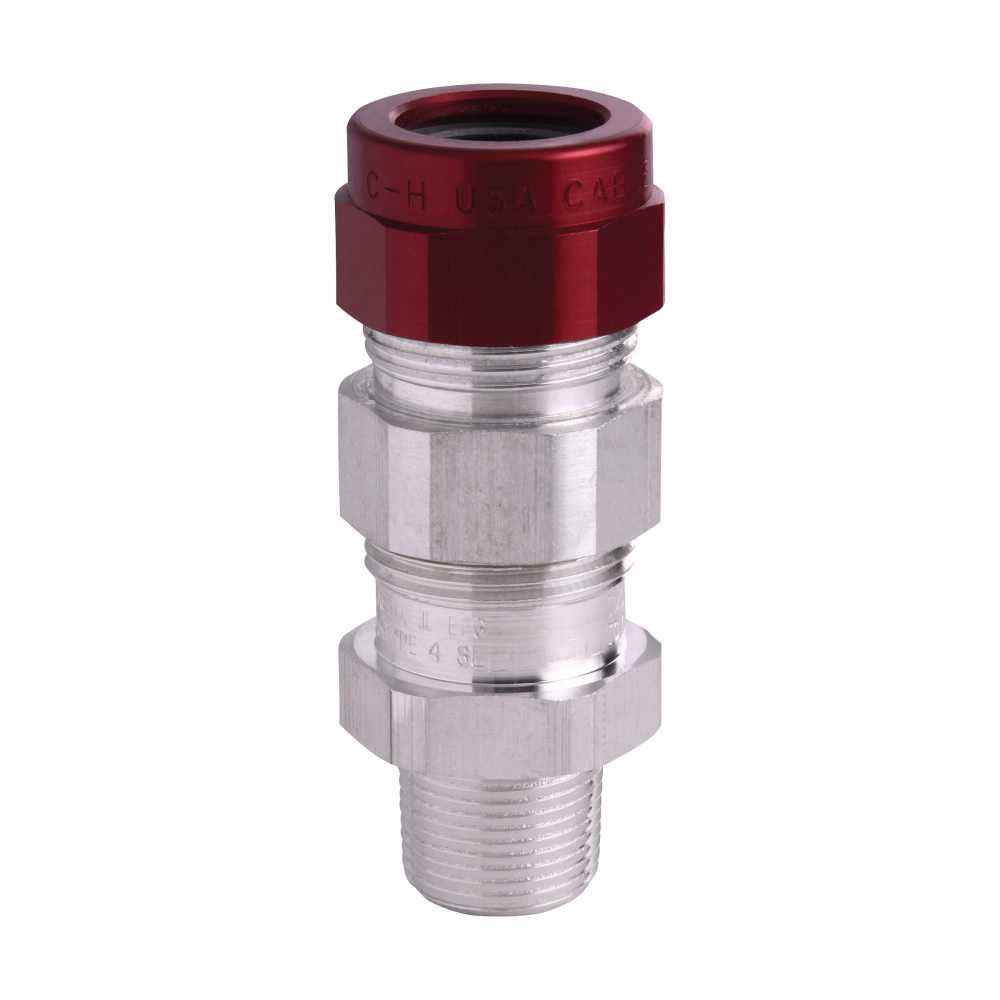 Crouse-Hinds TMCX5161 Explosionproof Straight Cable Gland Connector 1-1/2 In 1.33 to 1.61