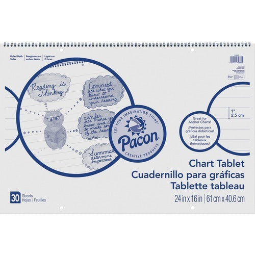PACON Pacon PAC74630 Chart Tablet 1 Inch Ruling 24x16