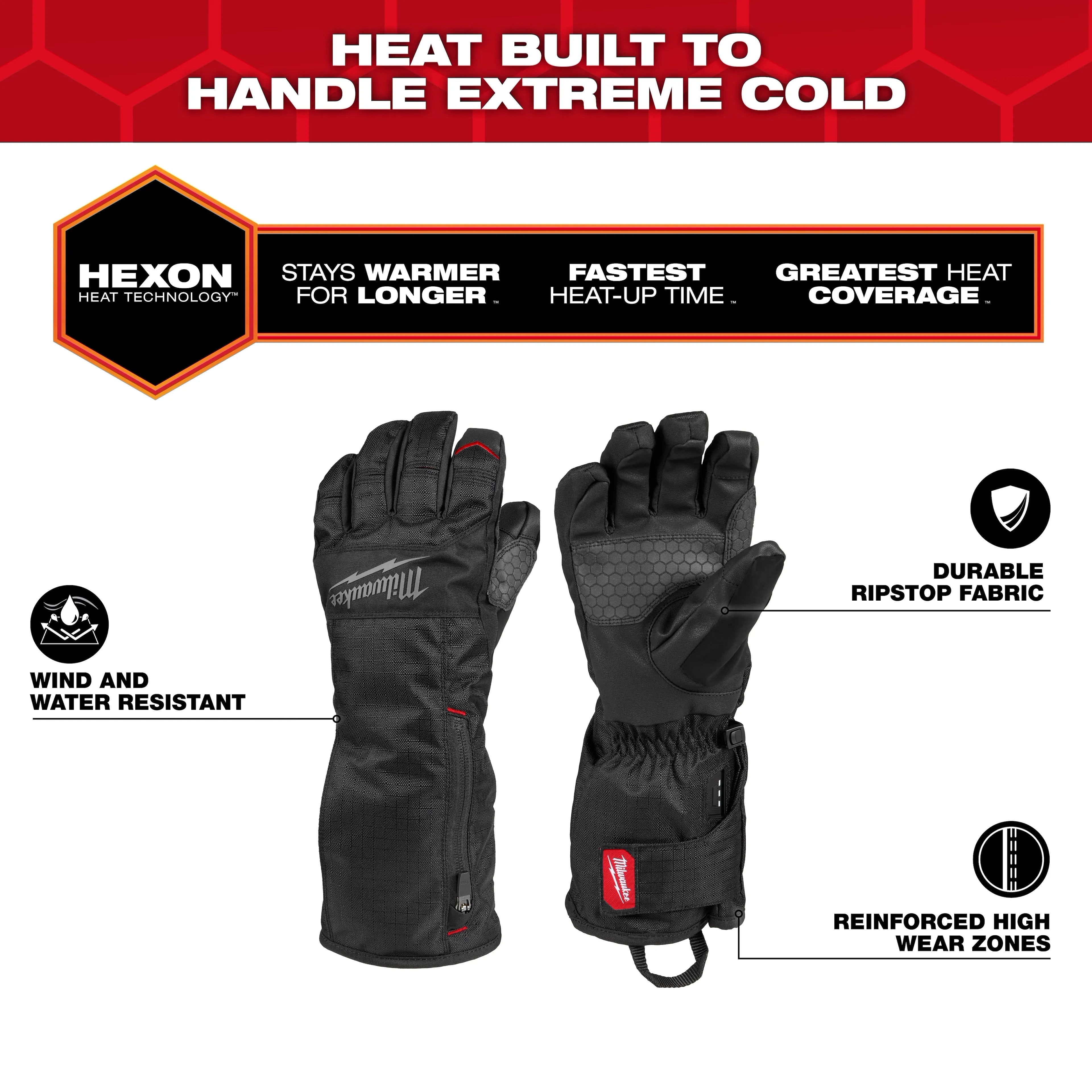 MILWAUKEE Milwaukee M700B-21S Heated Winter Gloves 2Ah (S) M700B-21S