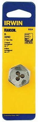 IRWIN Irwin Industrial Tool Co 9328 Hex Die 10-24 Nc 1 Inch
