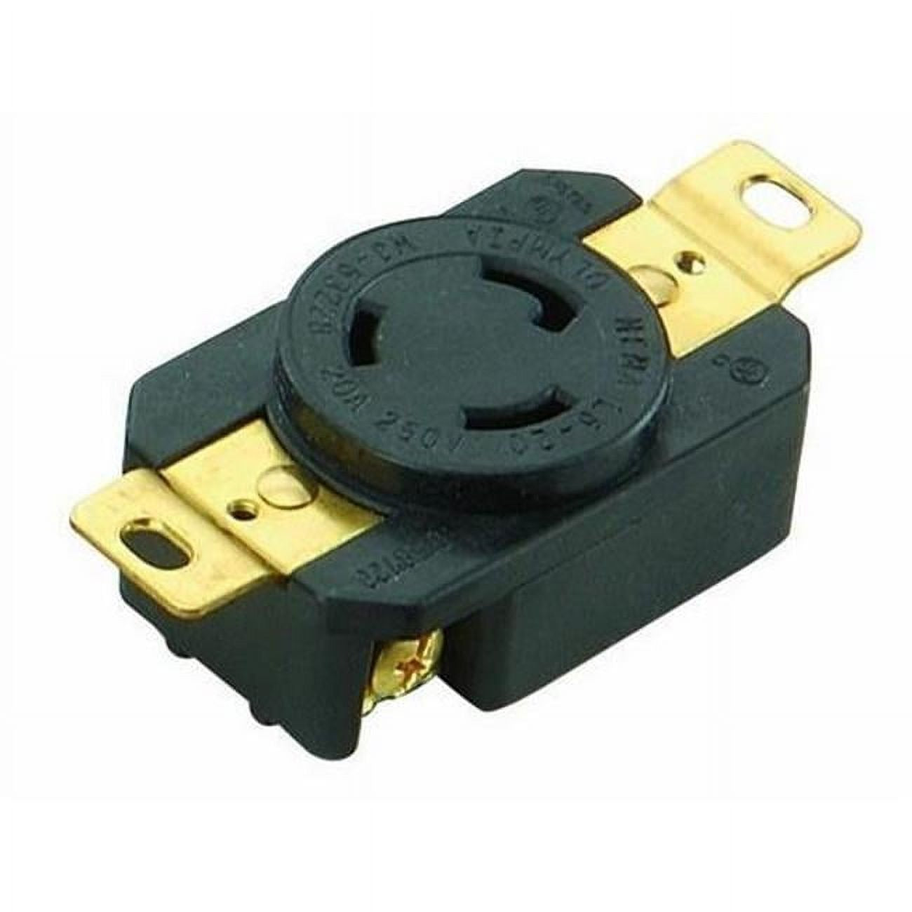 MORRIS PRODUCTS Morris Products 89738 Twist Lock Wall Mount Receptacle 20A 250V (Single)