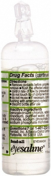 HONEYWELL Honeywell 32-000451-0000 Disposable Eyewash Bottle 1 Oz