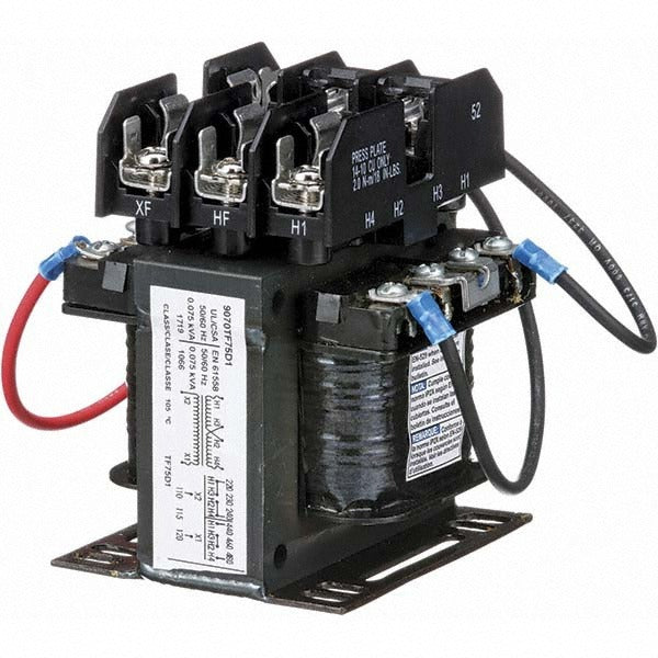 SCHNEIDER ELECTRIC Square D 9070TF75D23 Control Transformer 75 Va