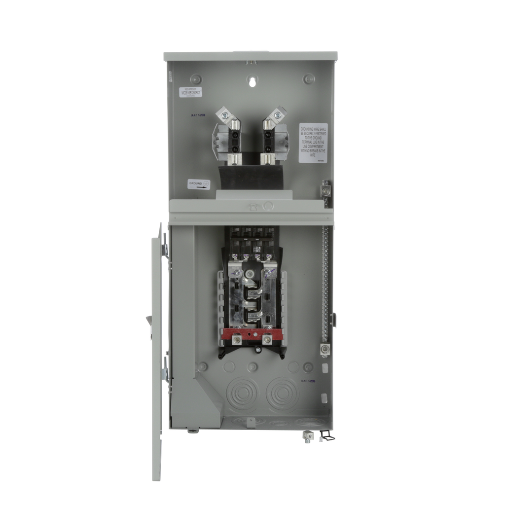 SIEMENS SIEMENS MC0816B1200RCT Combination Meter Load Center 120/240 VAC 200 Amp 1-Phase 3-Wire Ringless