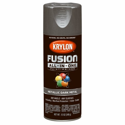 KRYLON Krylon K02769007 Dark Metal Metallic Spray Paint Primer 12 Oz