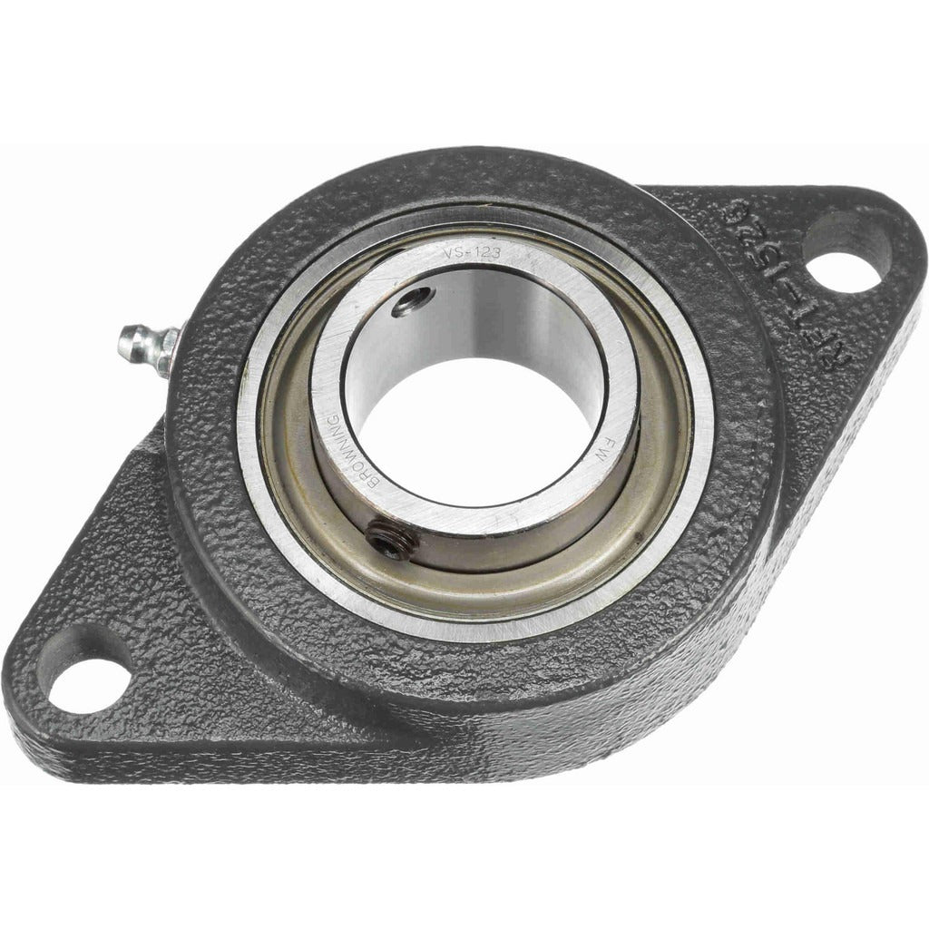 BROWNING Browning 767754 2-bolt Flange Bearing 1-7/16 in Id