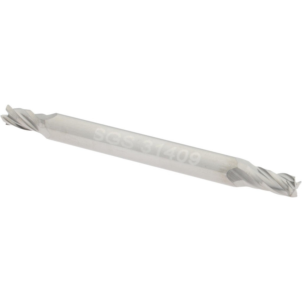 KYOCERA SGS PRECISION TOOLS Sgs 31409 Square End Mill 3/32 in 4 Flute Solid Carbide