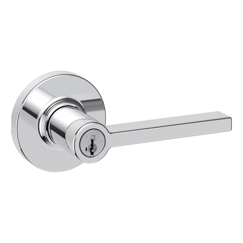 KWIKSET Kwikset 405CSLRDT-26S Casey Lever Entry Lock Bright Chrome