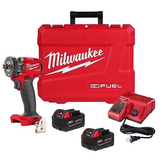 Milwaukee 285522R M18 Fuel 1/2 Compact Impact Wrench W/ Friction Ring Kit