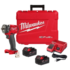 Milwaukee 285522R M18 Fuel 1/2 Compact Impact Wrench W/ Friction Ring Kit