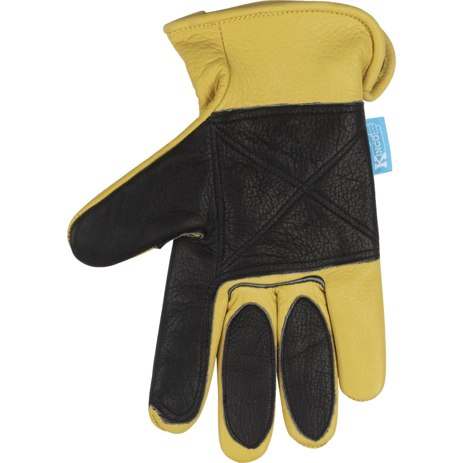 KINCO Kinco 387P-L HydroFlector water-resistant grain buffalo double palm driver gloves (L)