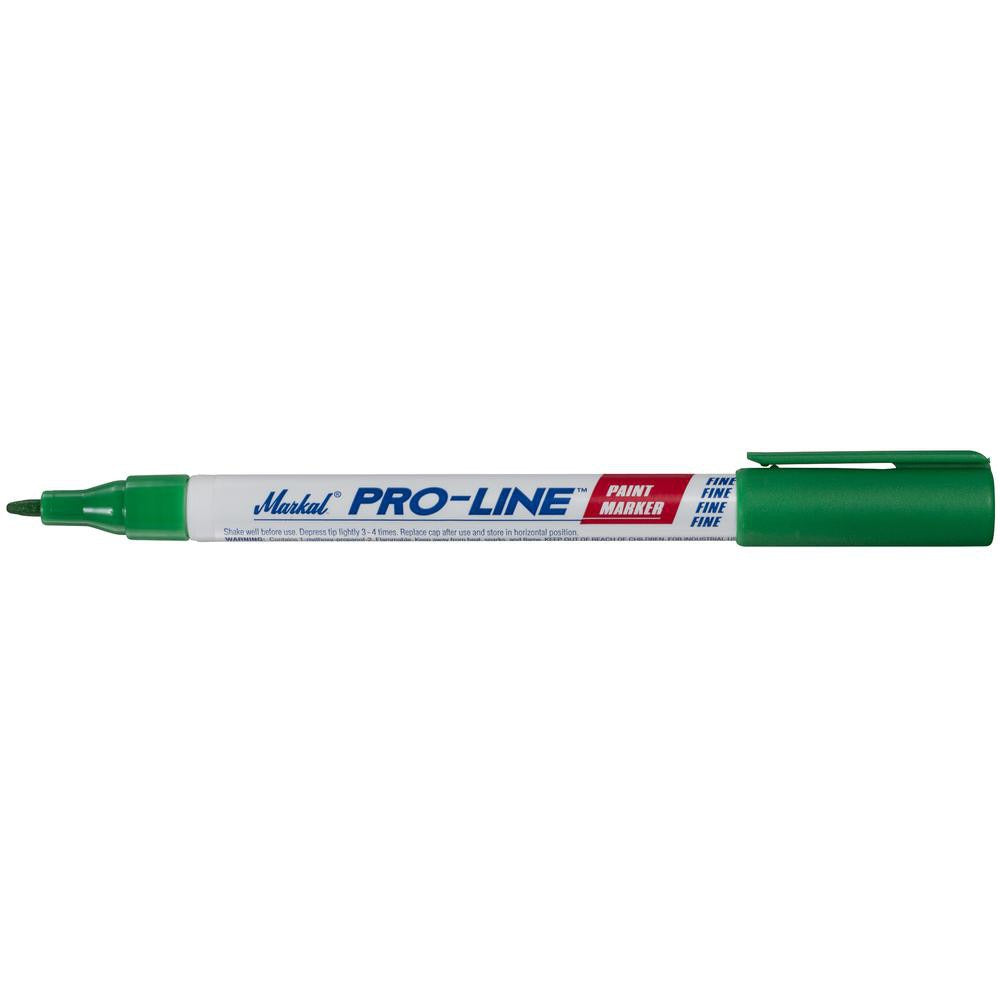 MILWAUKEE Markal 96876 Green Fine Line Liquid Paint Marker