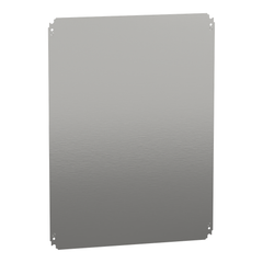 Schneider Electric NSYMM86 Square D NSYMM86 21.7 Inch x 29.5 Inch Plain Galvanized Steel Mounting Plate