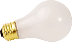 Diversitech 7-75W Rough Service Light Bulb 75 Watt Coated Shatterproof 120 Bulk