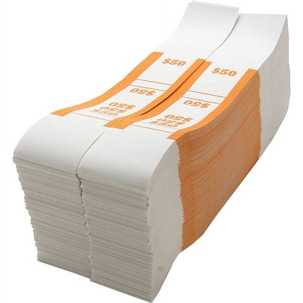 SPARCO Sparco SPRBS50WK Kraft ABA Bill Straps 1000 Pack