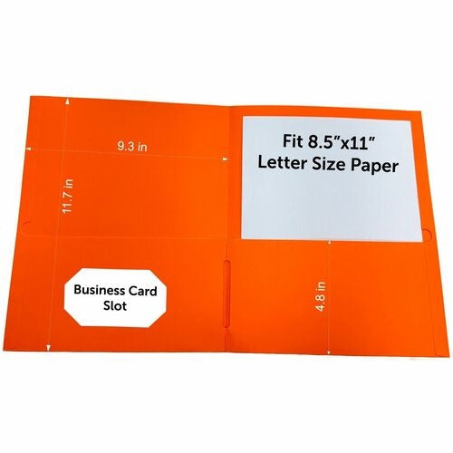 SPARCO Sparco SPR78551 Two-pocket Folder Letter Size Box of 25