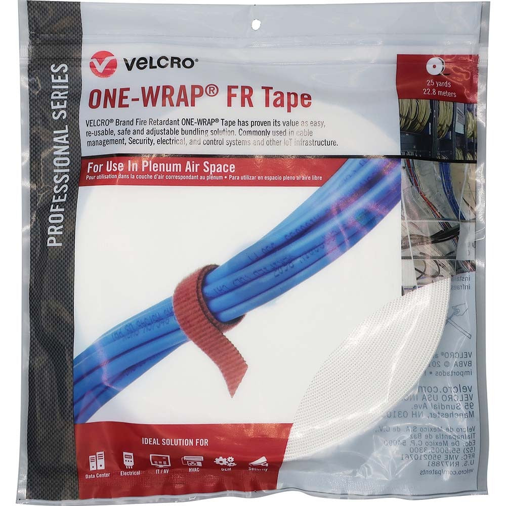 VELCRO BRAND Velcro Brand 31332 Reusable Cable Tie 75 Ft White