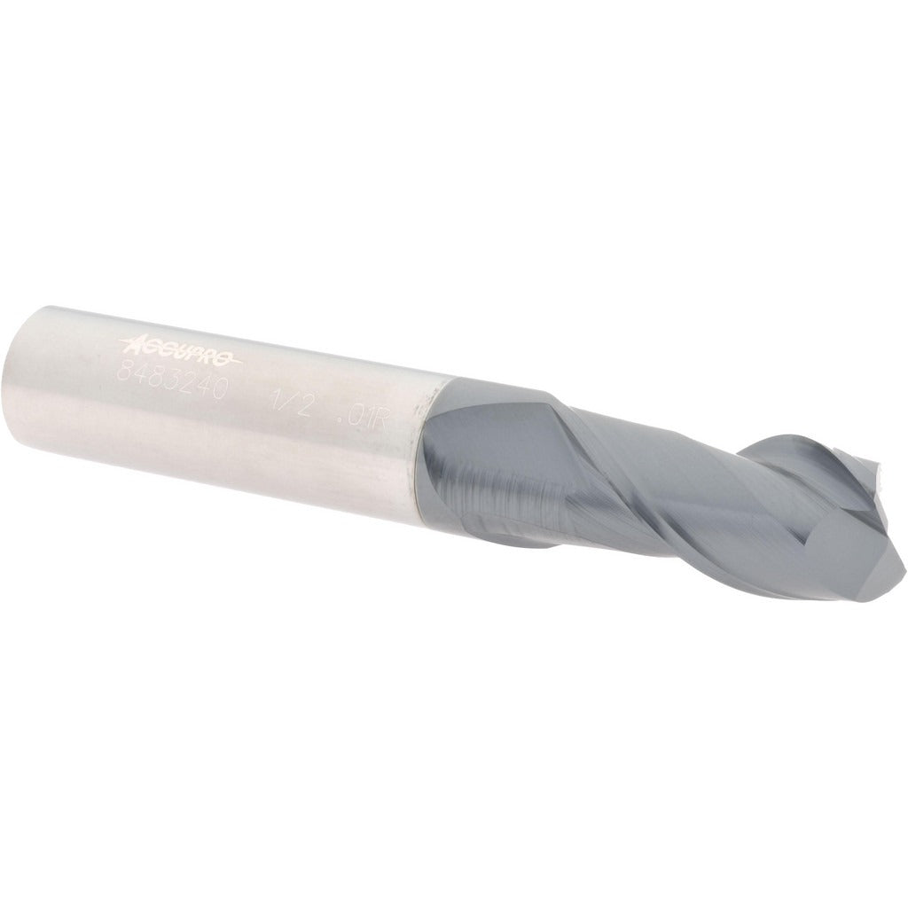 ACCUPRO Accupro 12181480 Corner Radius End Mill 1/2 in 2 Flute Altin