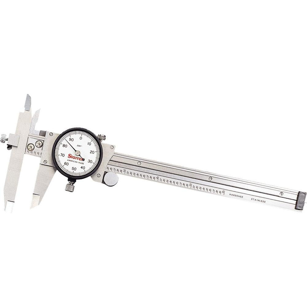 STARRETT Starrett 65866 Dial Caliper 6 Inch Stainless Steel