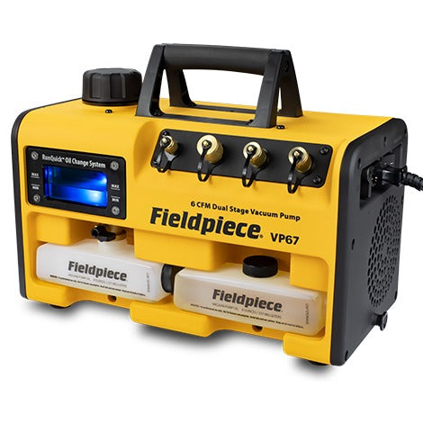 FIELDPIECE FIELDPIECE FP-VP67 RunQuick 6 CFM Dual Stage Vacuum Pump
