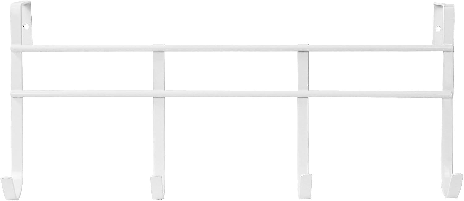 SPECTRUM DIVERSIFIED Spectrum Diversified 62500 Over-The-Door Hook Rail 4 Hooks (Each)