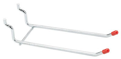 NATIONAL HARDWARE N180-039 Zinc Plated Double Pegboard Hook 6 Pack