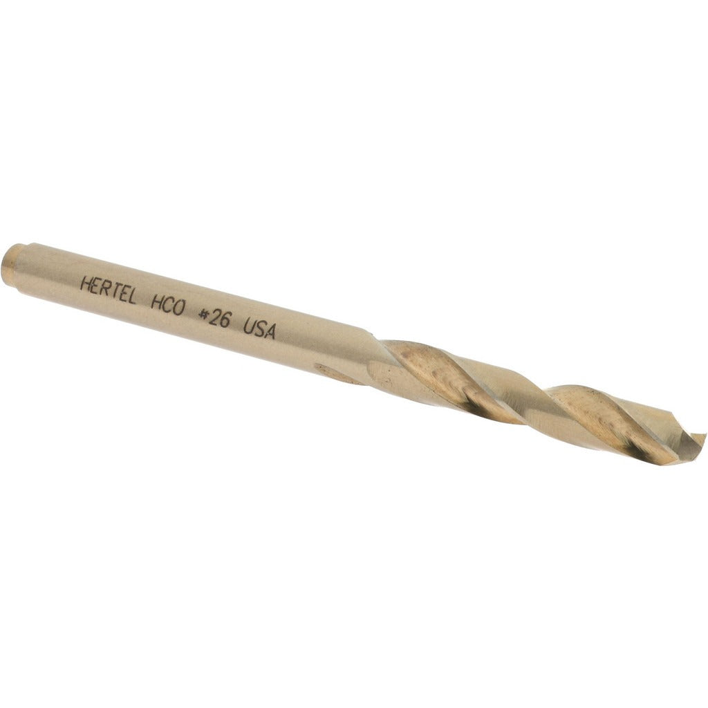 HERTEL Hertel 74130782 Screw Machine Drill Bit Size 26 Cobalt
