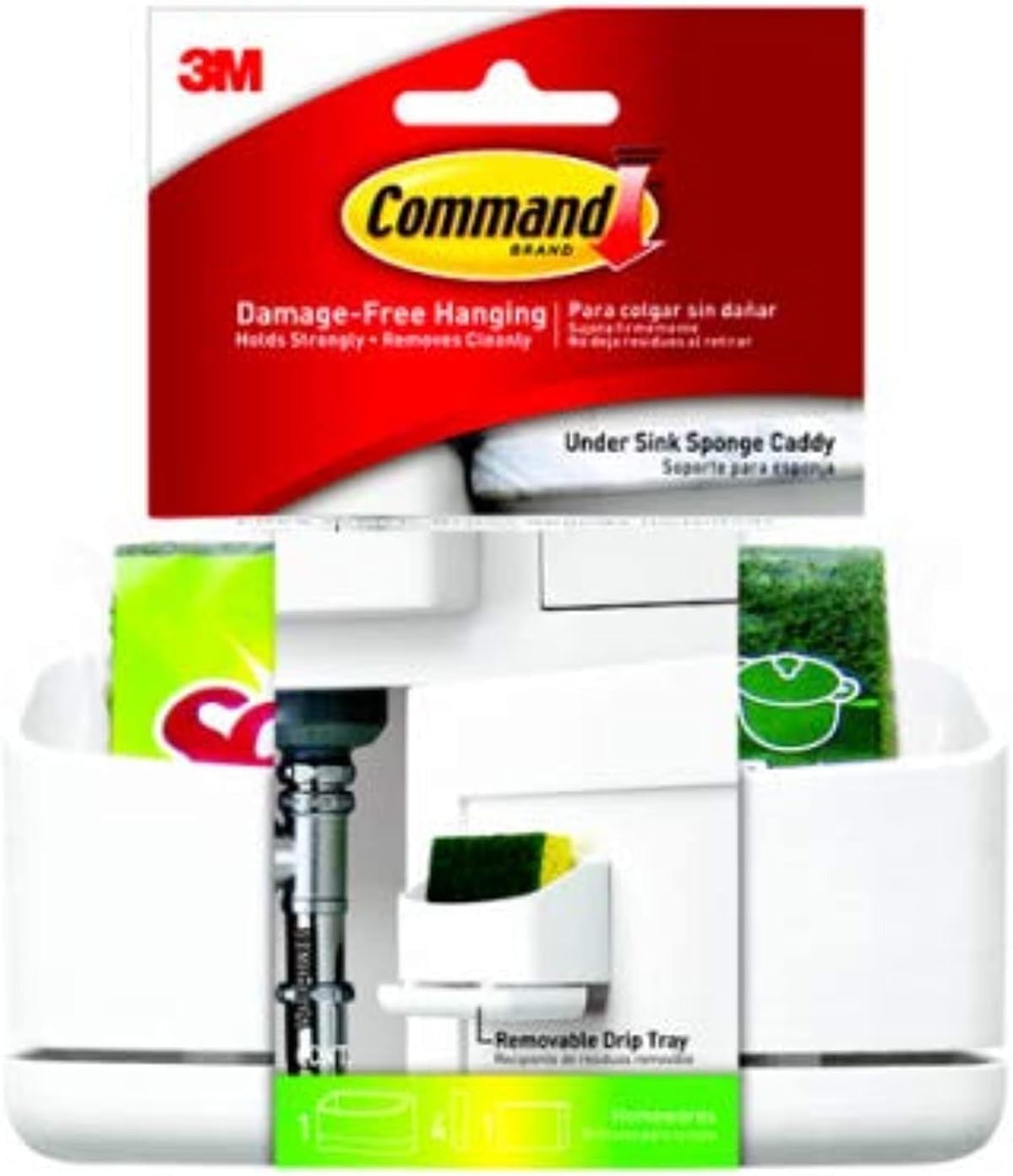 3M 3M MMM17609HWES Under Sink Caddy 12 x 7.75 x 9.38 inches 17609HWES